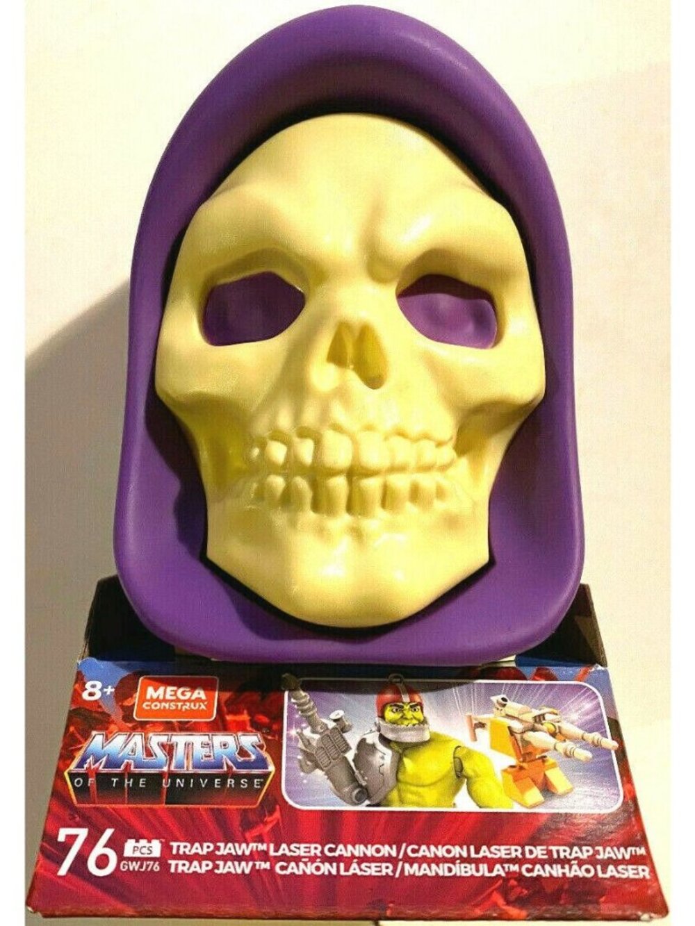 Mega Construx MOTU Skeletor Skull Trap Jaw Laser Cannon NIB.